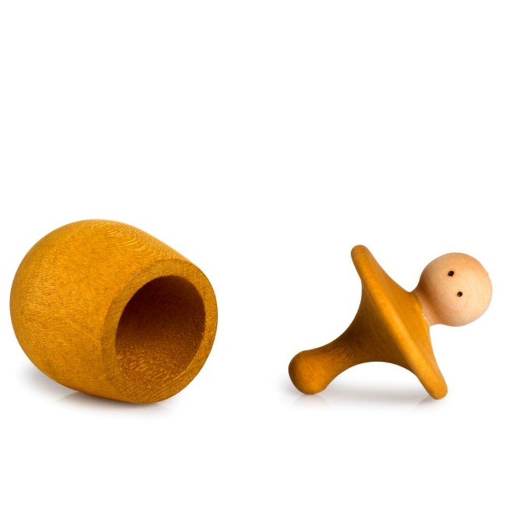 NWT Grapat Wooden Toys Little Things Yellow